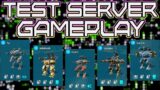 War Robots Tyr Behemoth Hades Scorpion Spectre Test Server Gameplay