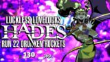 Drunken Scatter Rockets – Hades Run 22 Adamant Rail – Let's Play 4k 60fps on Stream