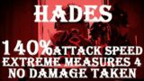 Hades: Extreme Measures 4, 140% Attack Speed, No Damage Taken Hades Fight (Heat 33, Adamant Rail).