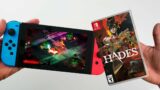 Hades Nintendo Switch Unboxing the physical release and gameplay