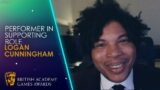 Logan Cunningham Wins Performer in a Supporting Role for Hades  | BAFTA Games Awards 2021