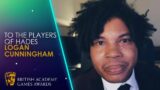 #Shorts Logan Cunningham Gives Hades Players A Shout-Out | BAFTA Games Awards 2021