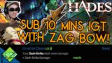 Stack LARGE Damage on Zagreus Bow to go fast! | Hades