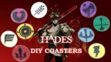 HADES Resin coasters made from the Olympic gods Symbols