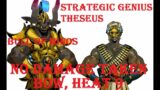 Hades: Strategic Genius Theseus & Asterius, No Damage Taken, Bow (Heat 9).