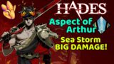 Hades Gameplay: Aspect of Arthur Sea Storm build [no commentary]