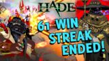 My LONGEST WIN streak finally comes to an end! | Lets Play Hades