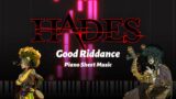 Hades – Good Riddance Piano (free sheet music!)