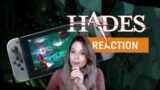 My reaction to the Hades Physical Nintendo Switch Release Date Trailer | GAMEDAME REACTS