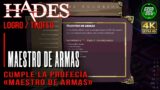 Hades | Logro / Trofeo: Maestro de armas (Completar el augurio Maestro de armas)