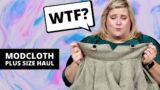 HOW IN HADES IS THIS A 4X?!?! Modcloth Plus Size Try On Haul