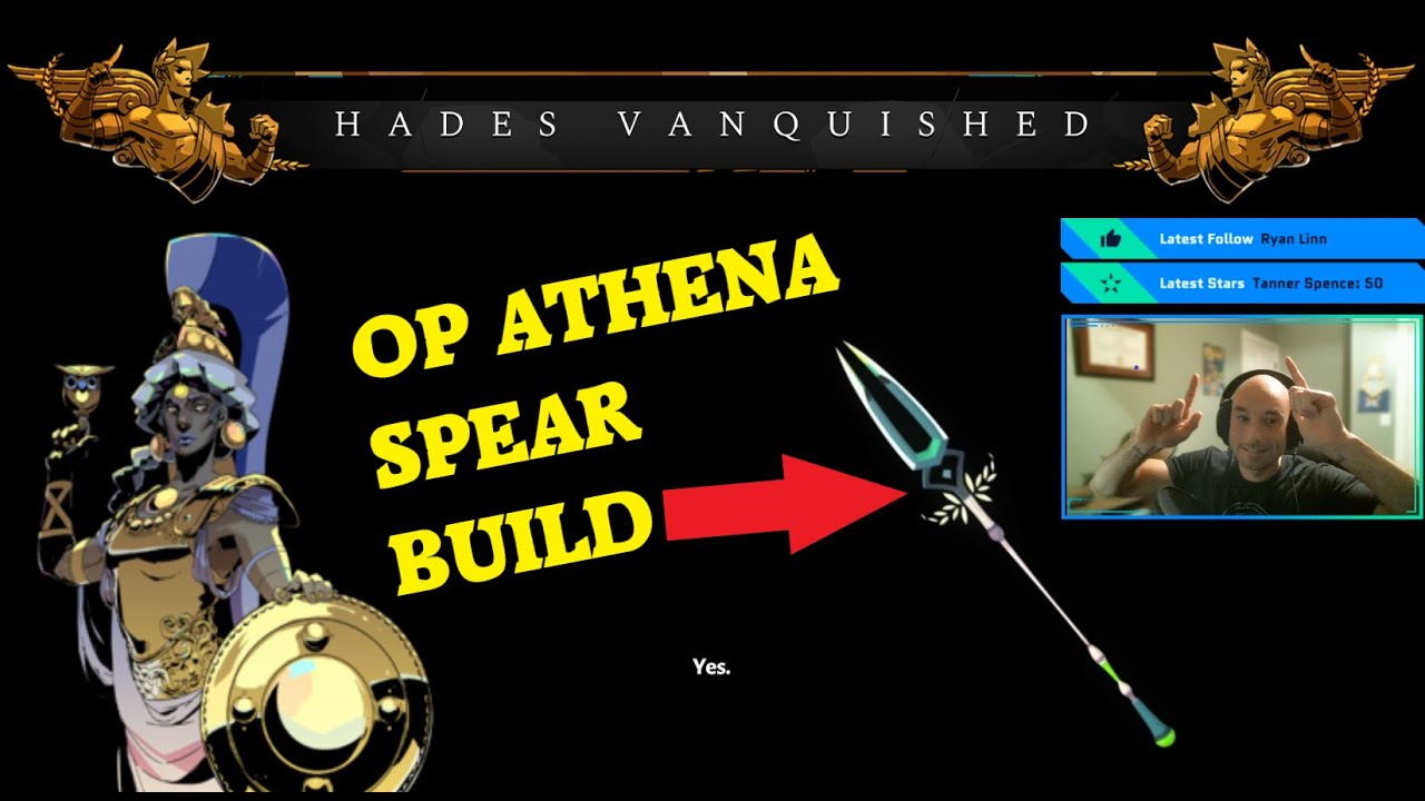 How to Beat Hades using the Eternal Spear OP Athena Build Hades game