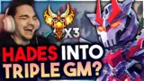PLAYING HADES INTO THREE GM's + GIVEAWAY? – Grandmasters Ranked Joust – Smite
