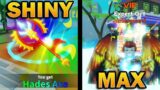 Shiny Eternal Hades Axe and Expert Qi 2 in Weapon Fighting Simulator Roblox