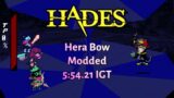 Hera Bow 5:54.21 IGT – Modded Hades Speedrun