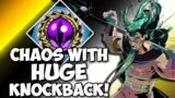 Knocking them back with Chaos Shield! | Hades