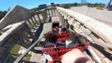 Hades 360 Roller Coaster POV Back Row – Mt Olympus Theme Park – Wisconsin Dells, WI