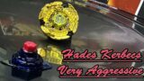 Hades Kerbecs Beyblade With R2F Performance Tip   !! LET IT RIP !!