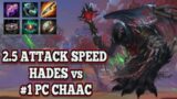 2.5 ATTACK SPEED HADES vs #1 PC CHAAC – Season 9 Grandmaster Ranked 1v1 Duel – SMITE
