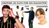 Dad Swipes on 20 Guys for his Daughter! | Hades Reacts