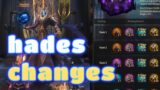 War and Order : Changes to Hades event !