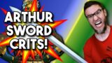 Getting BIG numbers with Arthur Sword! | Hades