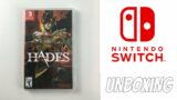 HADES NINTENDO SWITCH GAME UNBOXING