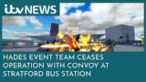 Hades Event Team Convoy at Stratford after announcing they are ceasing operations | ITV news TFA