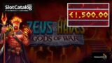 Epic win. Zeus vs Hades   Gods of War slot from Pragmatic Play