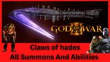 God Of War 3 Remastered All Hades Claws Abilities and Summons