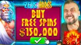 THE MOST VOLATILE GAME EVER!!! INSANE $150,000 CHALLENGE ON ZEUS VS HADES