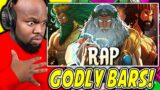 GODLY BARS! | ZEUS, POSEIDON & HADES RAP | RUSTAGE ft. Shwabadi & Connor Quest! [REACTION]