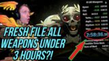 Is This World Record?! Speedrunning All Weapons From Fresh File! | Let's Play Hades