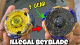 i fused the F GEAR on hades kerbecs beyblade | illegal spin steal beyblade