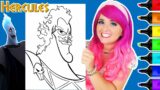 Coloring Hades Hercules Disney Villains Coloring Page | Ohuhu Art Markers