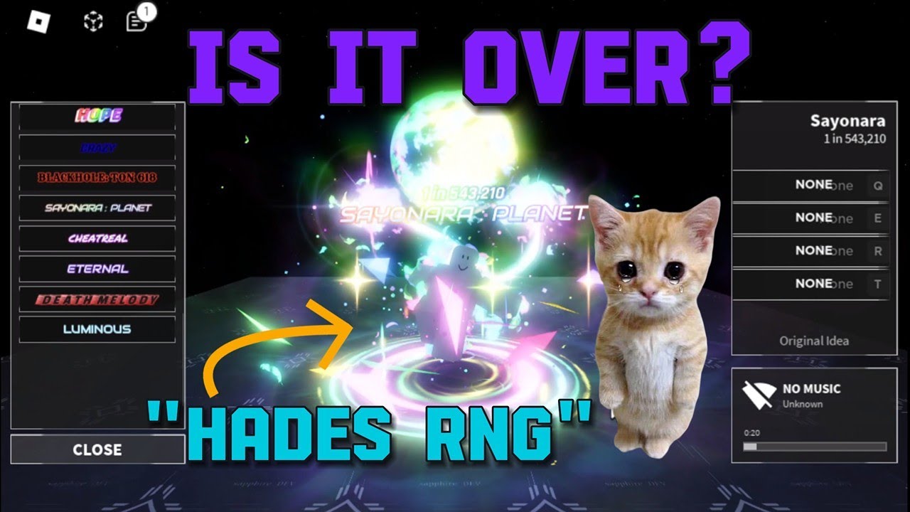Hades Rng Sols RNG's BIGGEST COMPETITOR (HADES RNG) - Hades game videos