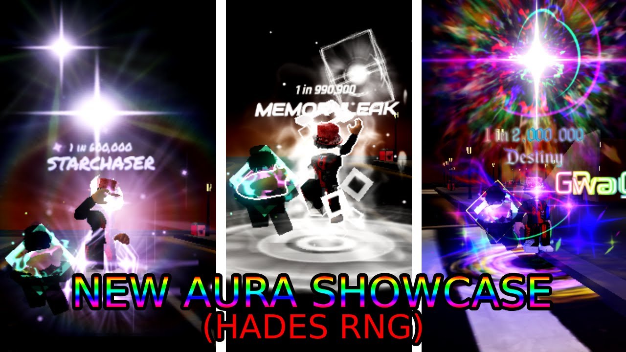 Hades Rng HADES RNG NEW AURAS SHOWCASE!!! - Hades game videos