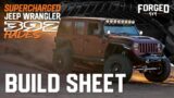 THE HADES 2022 JEEP 392 WHIPPLE SUPERCHARGED BUILDSHEET