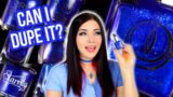 Can I Dupe Mooncat House of Hades?! Comparing Blue Shimmer Nail Polishes! || KELLI MARISSA
