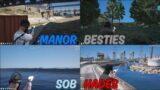 Manor vs SOB vs Hades vs Besties At Cargo Ship (Multi POV) | NoPixel 4.0 GTA RP