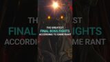 Best Final Boss Fights In Gaming History #shorts #gaming #bloodborne #hades #undertale #darksouls