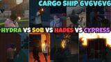 HYDRA VS SOB VS HADES VS CYPRESS 6v6v6v6 At Cargo Ship (2 Gun Containers) | NOPIXEL 4.0 GTA RP