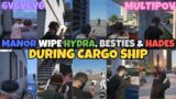 MANOR WIPE HYDRA, BESTIES & HADES DURING CARGO SHIP (Mick Goes Crazy) | MULTIPOV | NOPIXEL 4.0 GTARP