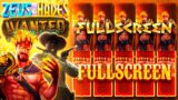 THEY HIT TWO MAX WINS ON WANTED AND ZEUS VS HADES!