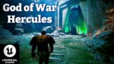 God of War PS5 Hercules Enters Hades Cinematic in Unreal Engine 5.5 Ancient Ruins Tartarus